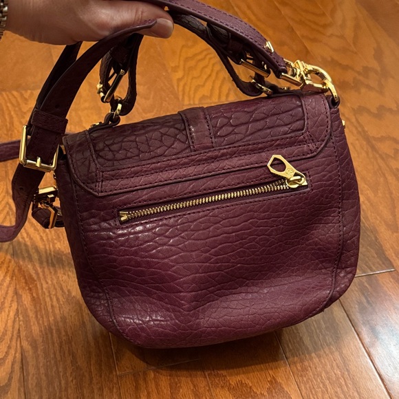Tory Burch The 797 Pouch Plum Burgundy Crossbody Bag Oxblood - Picture 6 of 16